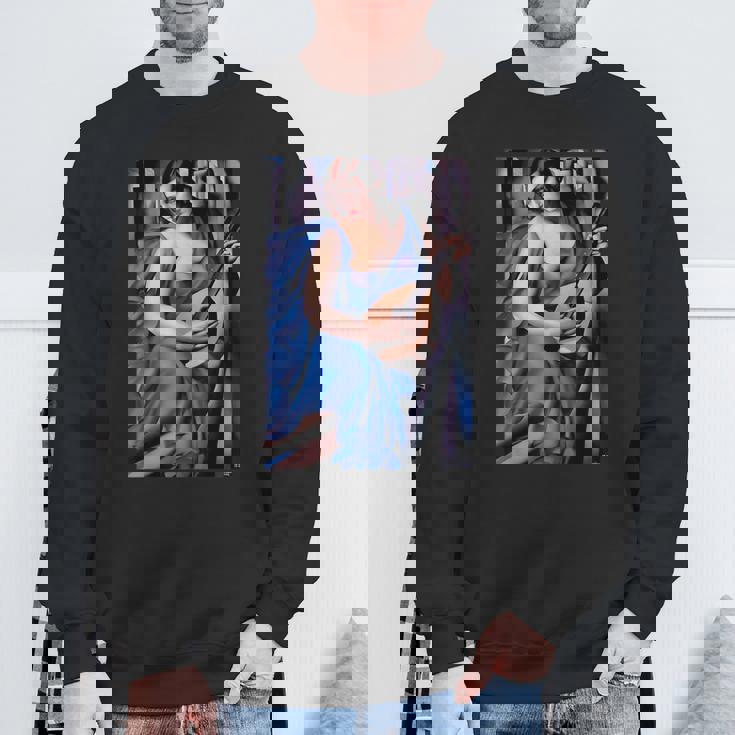 Lempickaによる音楽家の絵画。 スウェットシャツ 高齢者への贈り物