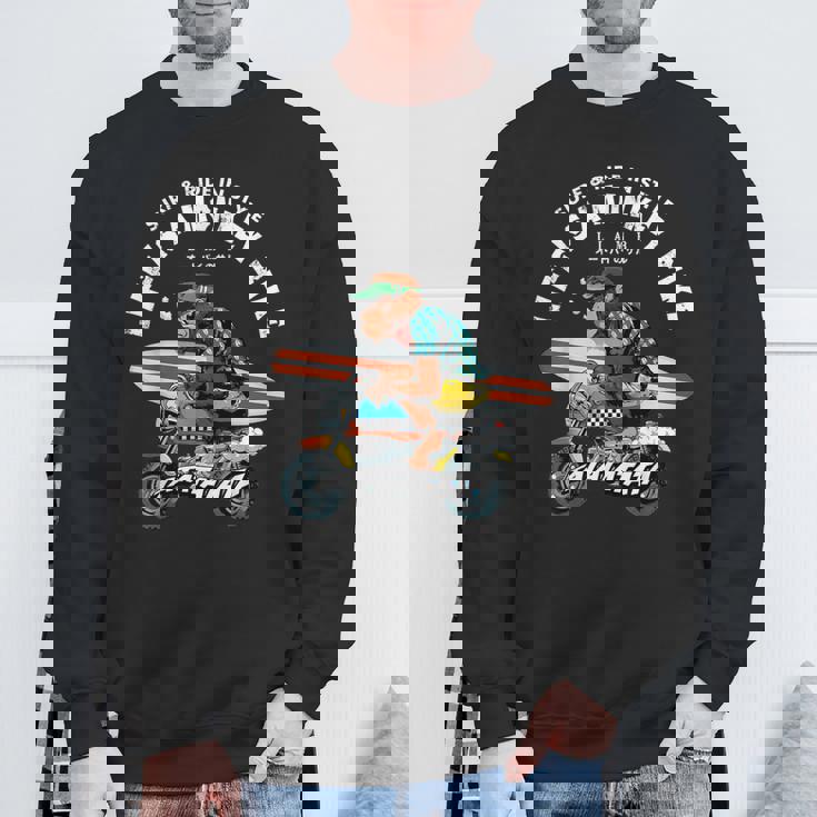 Life Is A Monkey バイク サーフィン 猿版 スウェットシャツ 高齢者への贈り物