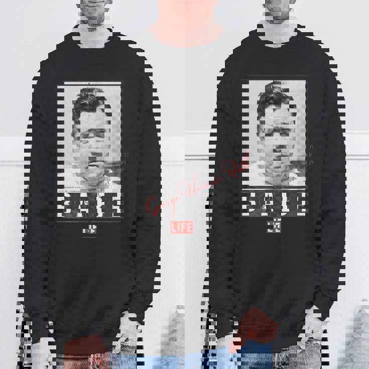 Life Picture Collection _ ベーブ ルース2 _ 野球 スウェットシャツ 高齢者への贈り物