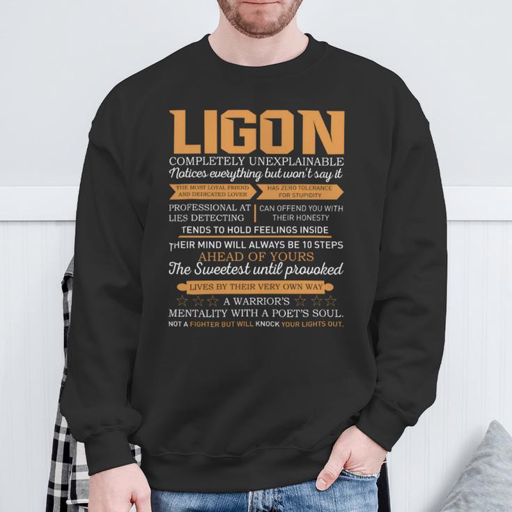 Ligon Completely Unexplainable Notices Everything But Won’T Say It Name Sweatshirt Gifts for Old Men