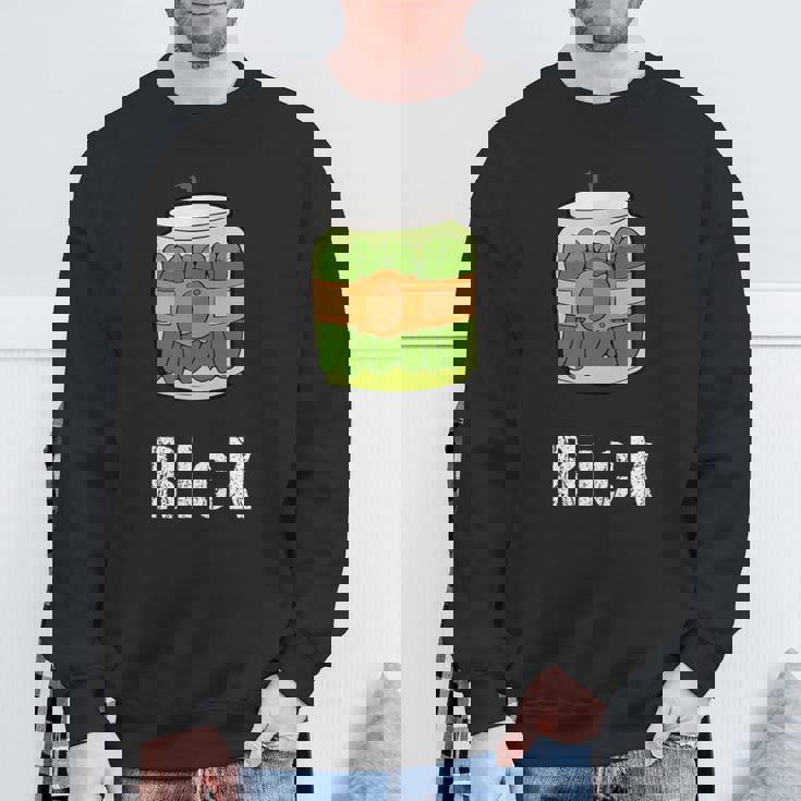 Like Pickle Rick スウェットシャツ 高齢者への贈り物