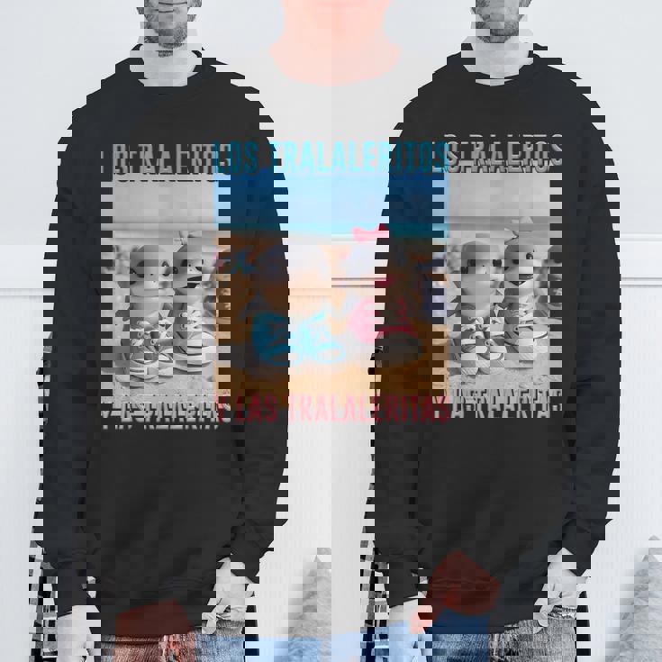 Los Traleritos Y Las Traleritas イタリアのブレインロットモンスター スウェットシャツ 高齢者への贈り物