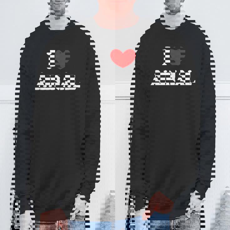 I Love Ainal 私は愛する Ainal スウェットシャツ 高齢者への贈り物