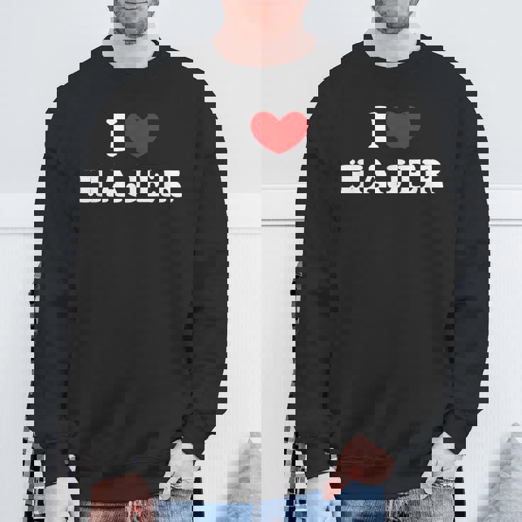 I Love Hajer 私は愛する Hajer スウェットシャツ 高齢者への贈り物