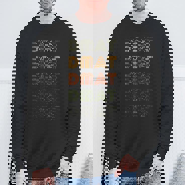 Love Heart Dmat グランジ ビンテージスタイル ブラック Dmat スウェットシャツ 高齢者への贈り物