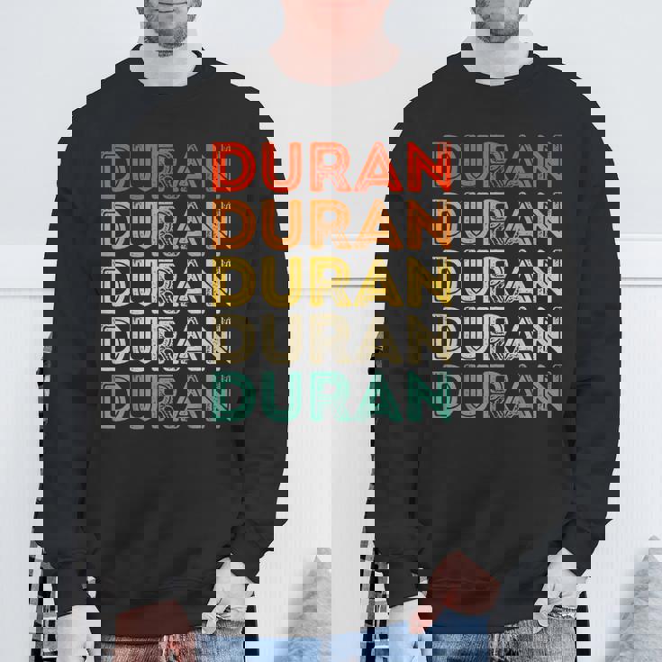 Love Heart Duran ヴィンテージスタイル ブラック デュラン スウェットシャツ 高齢者への贈り物