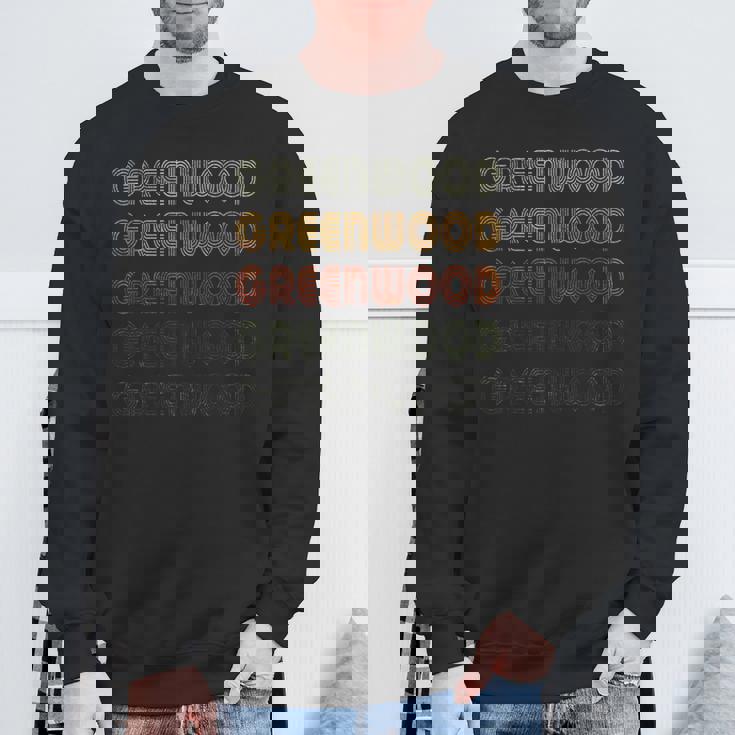 Love Heart Greenwood グランジ ヴィンテージ ブラック グリーンウッド スウェットシャツ 高齢者への贈り物