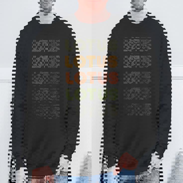 Love Heart Lotus グランジ ビンテージスタイル ブラックロータス スウェットシャツ 高齢者への贈り物