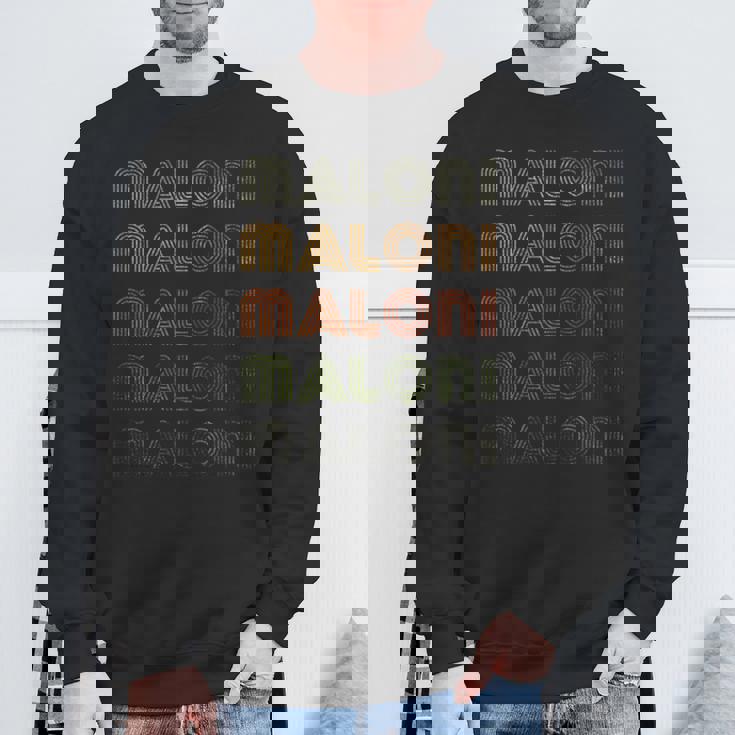 Love Heart Maloni グランジ ビンテージスタイル ブラック マローニ スウェットシャツ 高齢者への贈り物