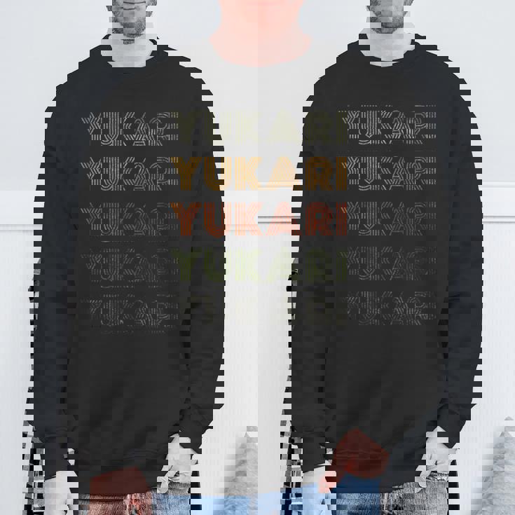 Love Heart ゆかり グランジ ヴィンテージスタイル 黒ゆかり スウェットシャツ 高齢者への贈り物