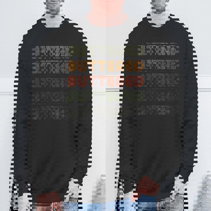 Love Heart バターtシャツ グランジ ビンテージスタイル ブラック バター入り スウェットシャツ 高齢者への贈り物