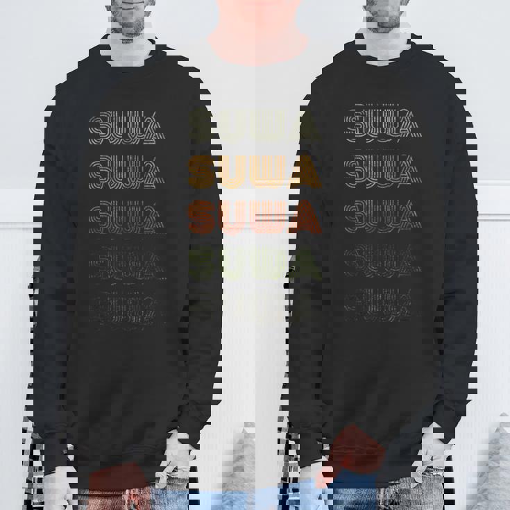 Love Heartuwa グランジ ヴィンテージスタイル ブラック 諏訪 スウェットシャツ 高齢者への贈り物