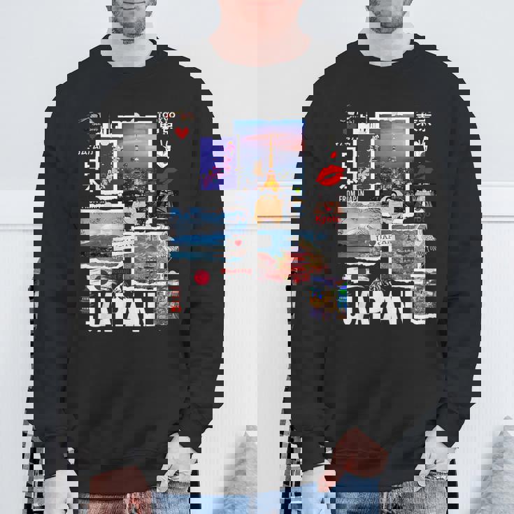 I Love Japan Culture Enjoy Cool Japan Landmarks Photos スウェットシャツ 高齢者への贈り物