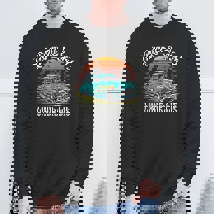 Lowrider Chicano Oldies カーデザイン クール クラシックカー スウェットシャツ 高齢者への贈り物