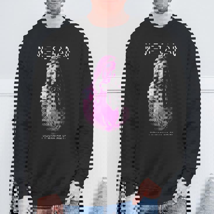 M3gan ハングアウトしたいですか スウェットシャツ 高齢者への贈り物