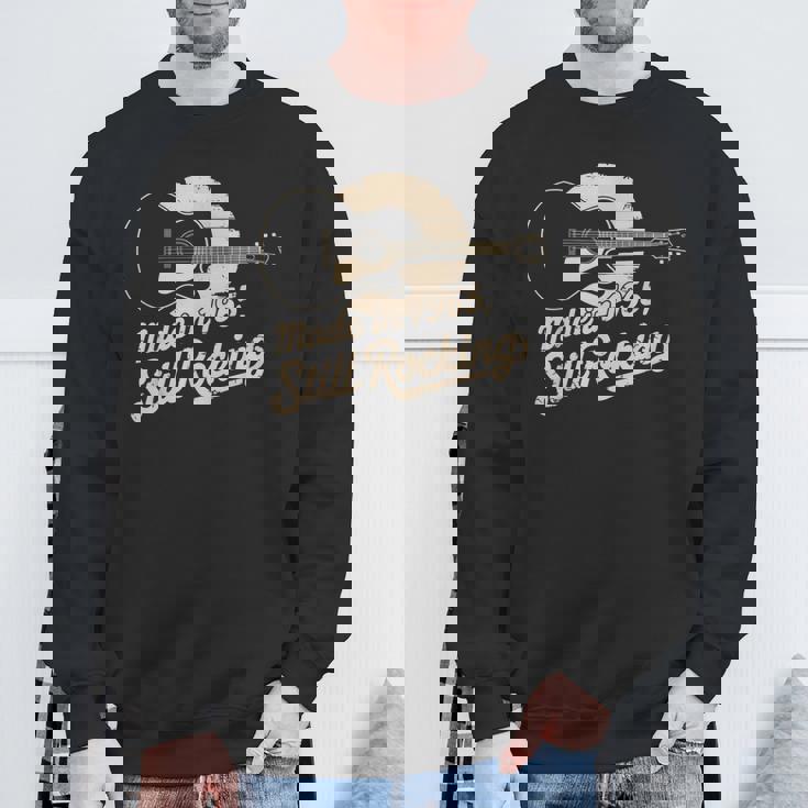 Made In 1965Till Rocking ビンテージ ギター音楽 スウェットシャツ 高齢者への贈り物