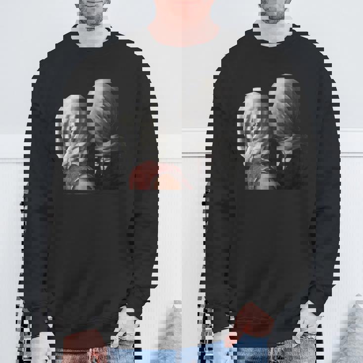 Magritteによるthe Lovers Painting スウェットシャツ 高齢者への贈り物