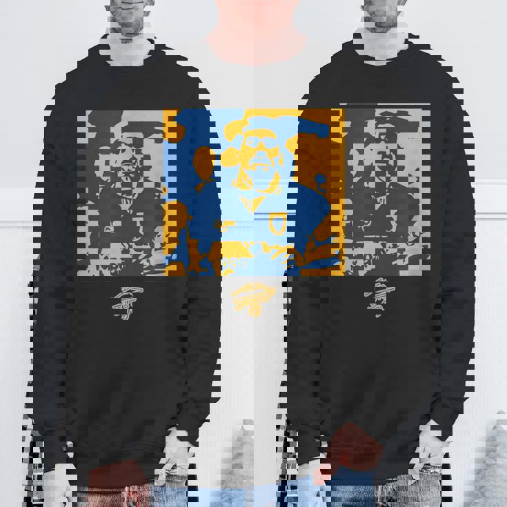 Maradona Boca 1995 ペイント スウェットシャツ 高齢者への贈り物