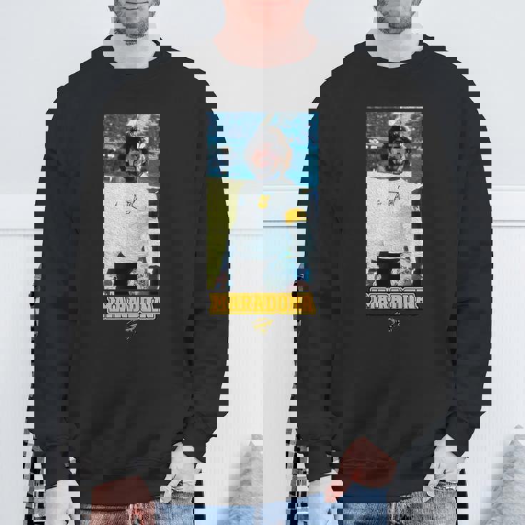 Maradona アルゼンチンヒゲ スウェットシャツ 高齢者への贈り物