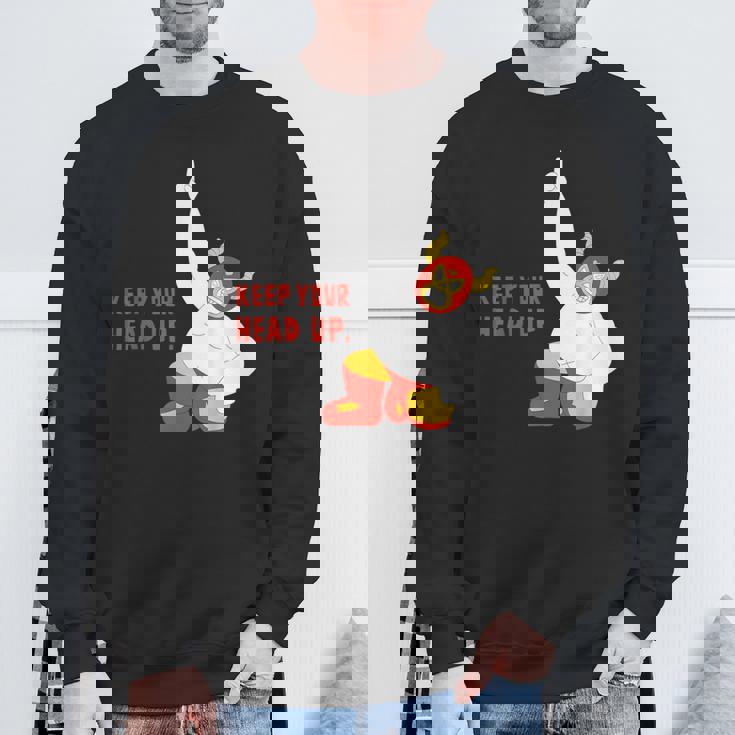 Maskman Istrongest マスクマン Keep Your Head Up レスリング スウェットシャツ 高齢者への贈り物