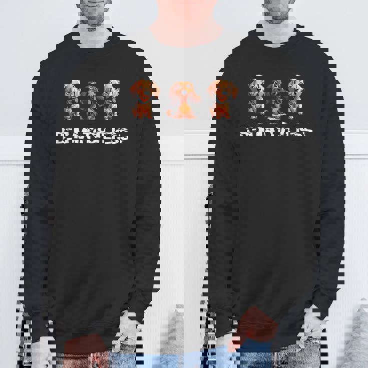 Be Matchless ファニー・ダックスフンド スウェットシャツ 高齢者への贈り物