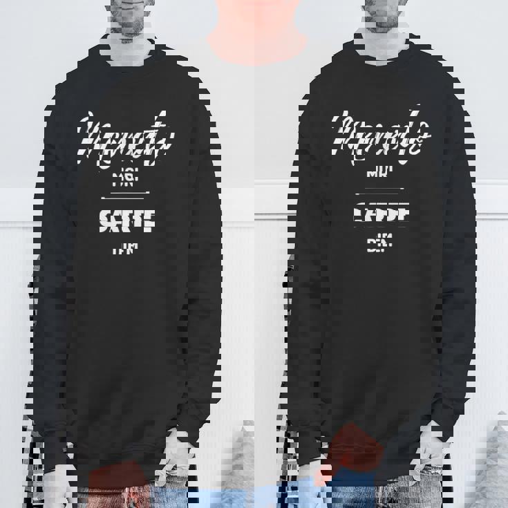 Memento Mori スウェットシャツ 高齢者への贈り物