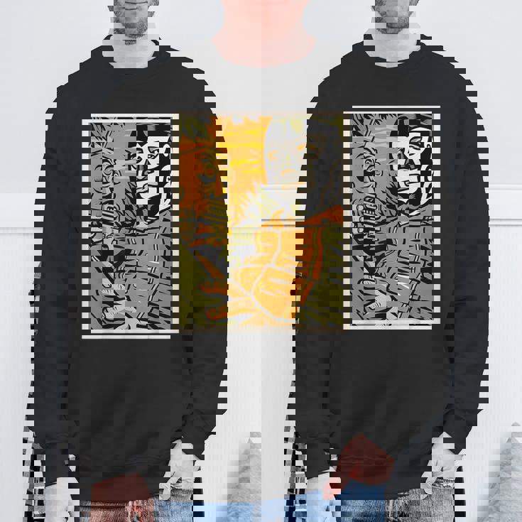 Mex-Art デーモンブルルチャリブレ メキシカンレスラーレジェンド スウェットシャツ 高齢者への贈り物