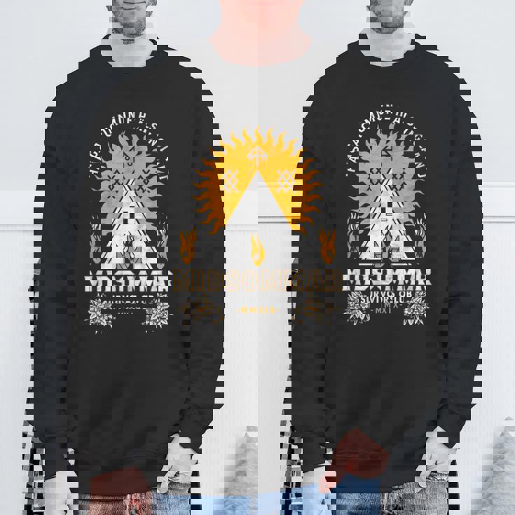 Midsommarurvival Club 怖いホラー サマーフェスティバル スウェットシャツ 高齢者への贈り物