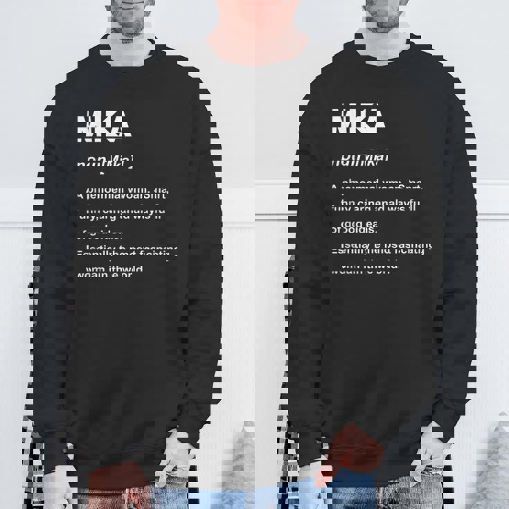 Mika 美佳 スウェットシャツ 高齢者への贈り物