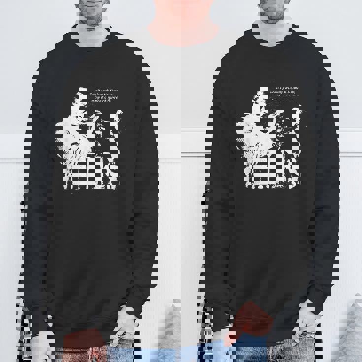 Miles Jazz Wisdom トランペットミュージシャン 1色 スウェットシャツ 高齢者への贈り物