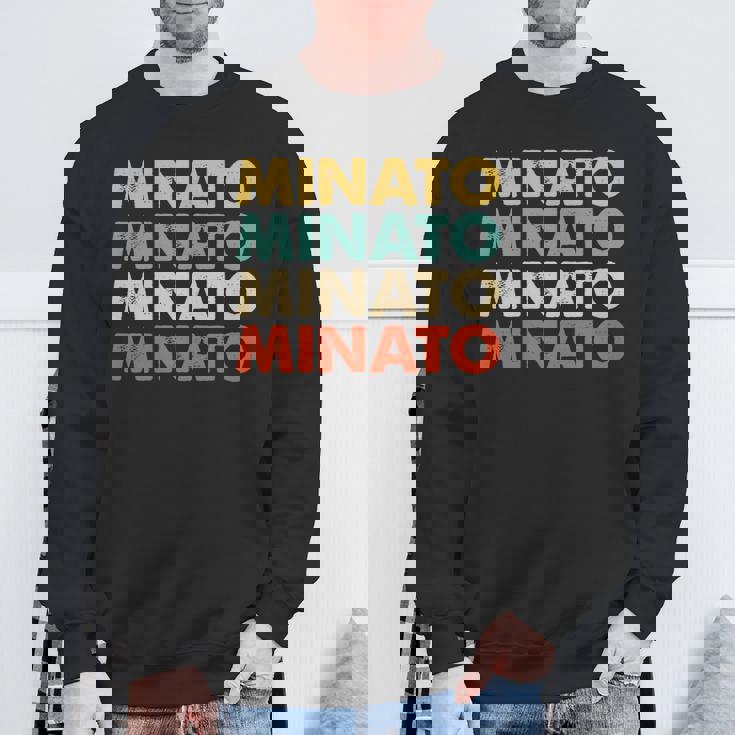 Minato 湊 長袖tシャツ スウェットシャツ 高齢者への贈り物