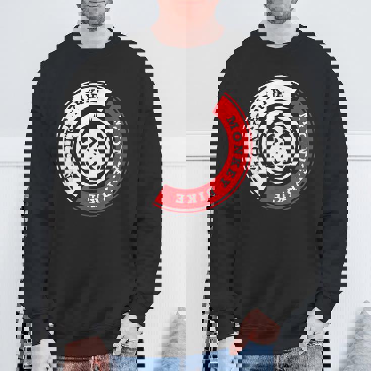 Monkey Bike レッドグラフィック スウェットシャツ 高齢者への贈り物