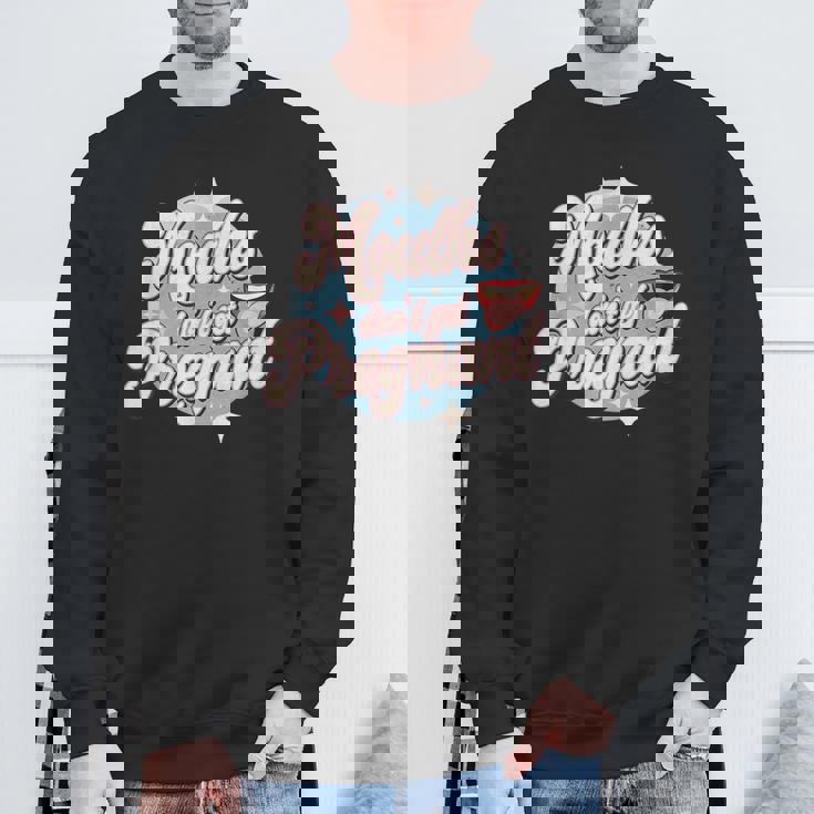 Mouth Don't Get Pregnant 恥ずかしいユーモア 大人のジョーク スウェットシャツ 高齢者への贈り物