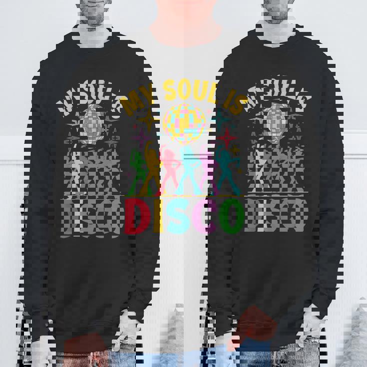 Myoul Is Disco ヴィンテージ 70年代 ダンシング レトロ ダンスミュージック スウェットシャツ 高齢者への贈り物