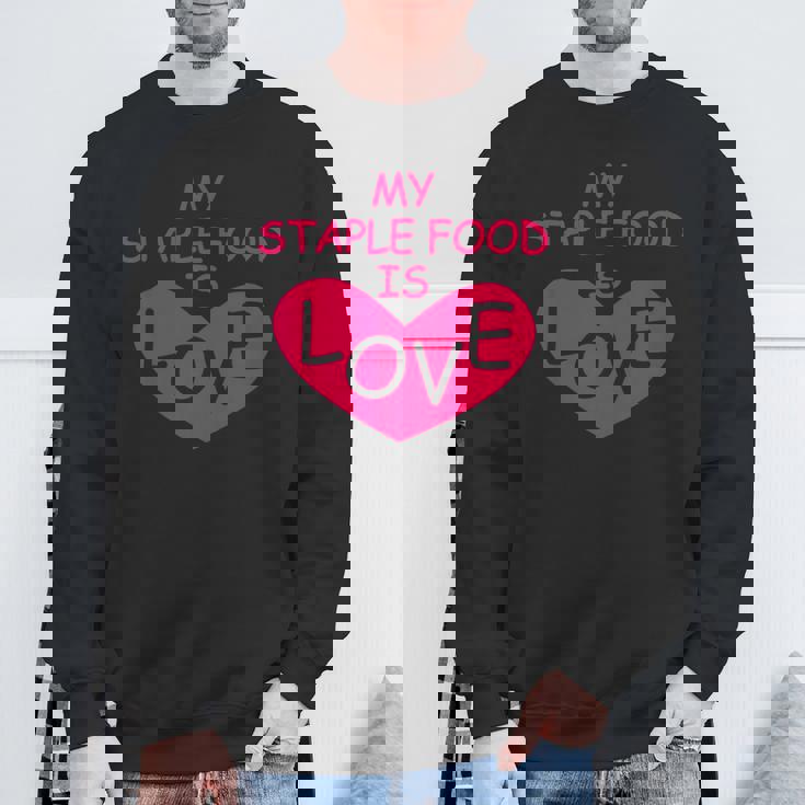 Mytaple Food Is Love スウェットシャツ 高齢者への贈り物