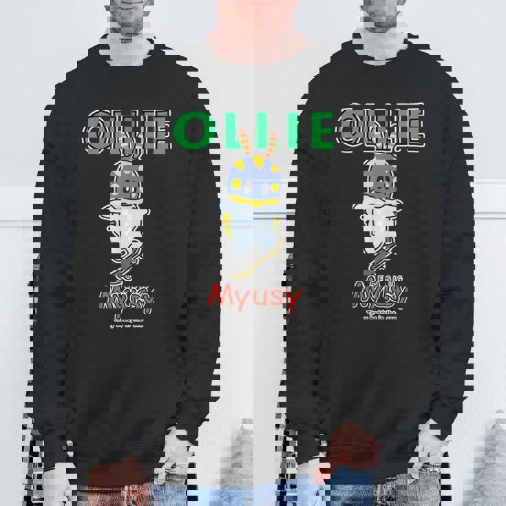 Myusy スケートボード トリック オリー スウェットシャツ 高齢者への贈り物