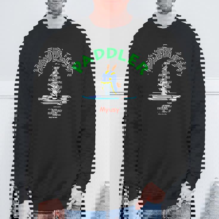 Myusyup Paddler、ウミウシ ミューシー サップ スウェットシャツ 高齢者への贈り物