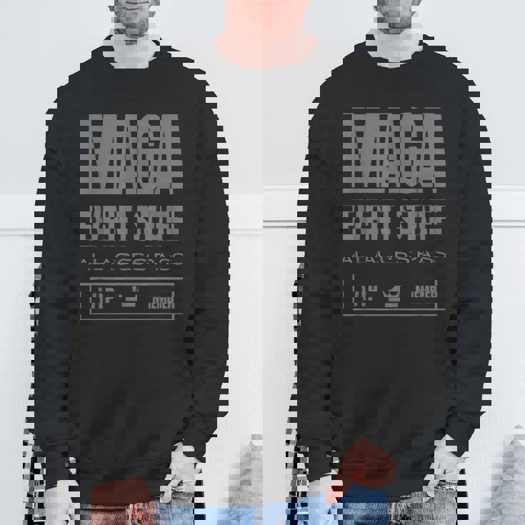 NewDark Maga イベントスタッフパス ダークmaga ブラックアウト Dark Maga スウェットシャツ 高齢者への贈り物