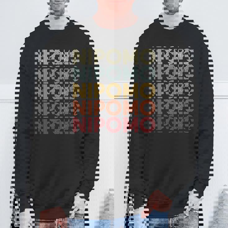 Nipomo California Nipomo Ca Retrointage Text スウェットシャツ 高齢者への贈り物