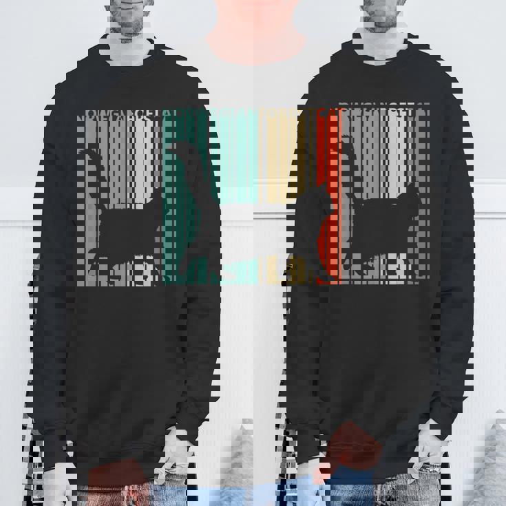 Norwegian Forest Cat ノルウェージャンフォレストキャット スウェットシャツ 高齢者への贈り物