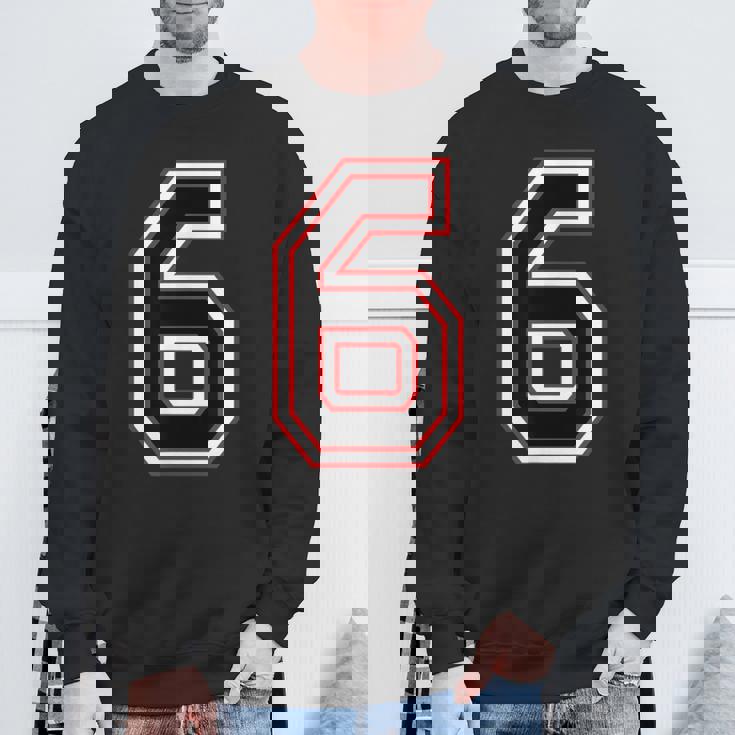 Number Numero 6 6番 スウェットシャツ 高齢者への贈り物