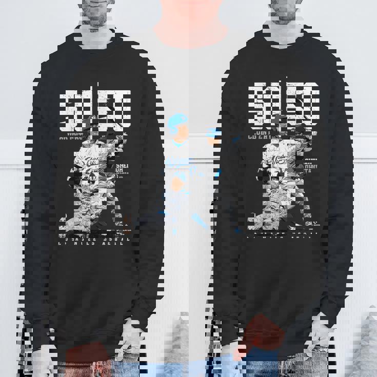 Ohtani Historic 50-50 Club Entryhohei Ohtani Mlbpa スウェットシャツ 高齢者への贈り物