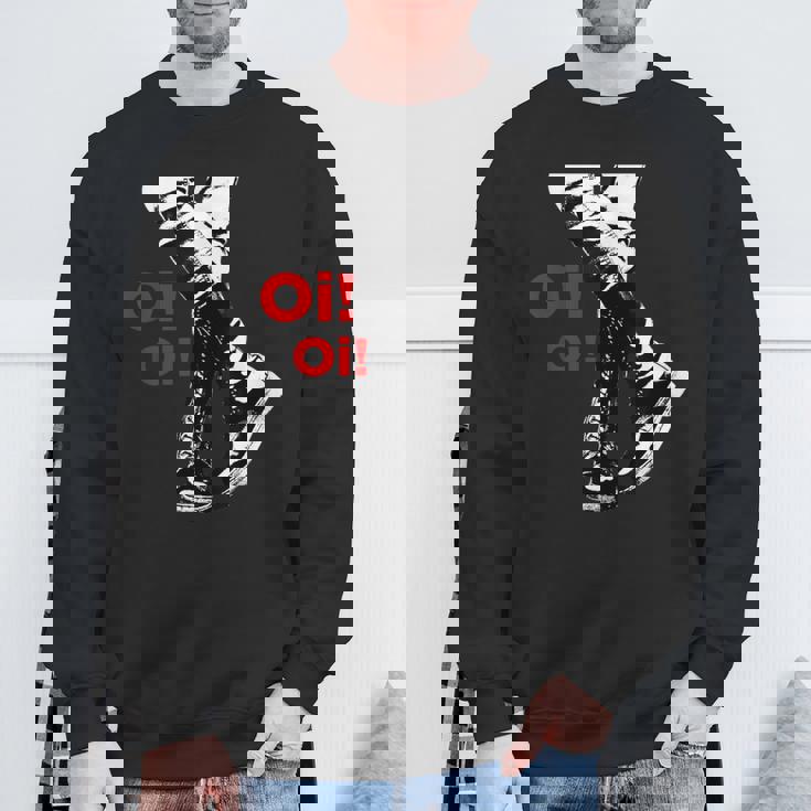 Oi Oi Oikinhead、Ska、ストリートパンク、ハードコアパンク スウェットシャツ 高齢者への贈り物