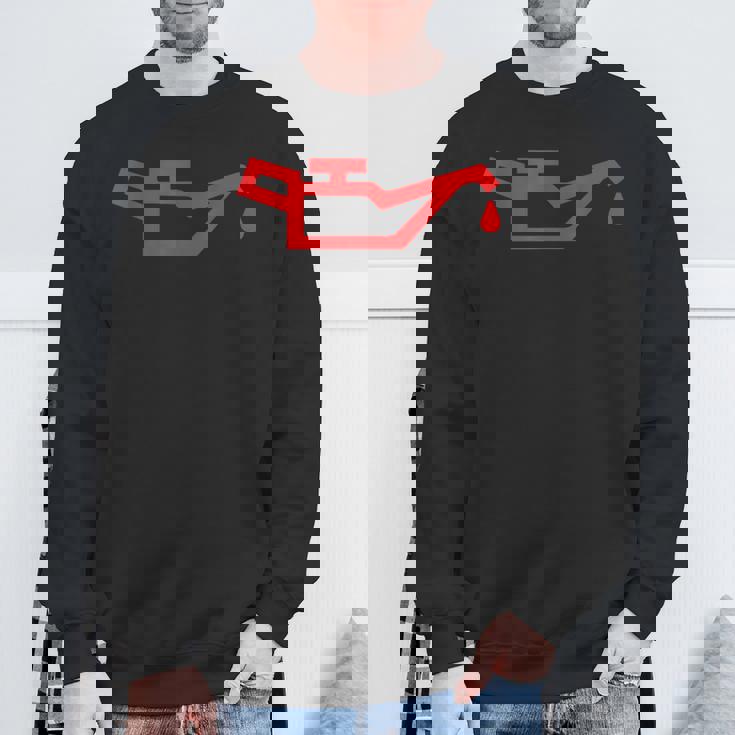 Oil Pressureymbol スウェットシャツ 高齢者への贈り物