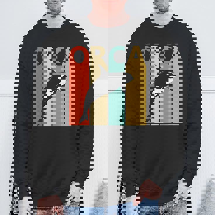 Orca シャチ 動物 スウェットシャツ 高齢者への贈り物