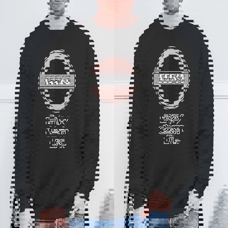 Ossan おっさん（車好き ロゴ エンブレム パロディ）【変なtシャツ屋さん】文字 メッセージ 面白い デザイン スウェットシャツ 高齢者への贈り物