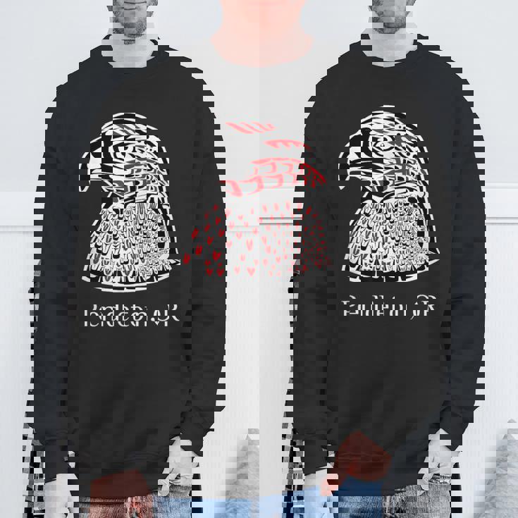 Pacific Nw ネイティブアメリカン インディアン イーグル ペンドルトン Or スウェットシャツ 高齢者への贈り物