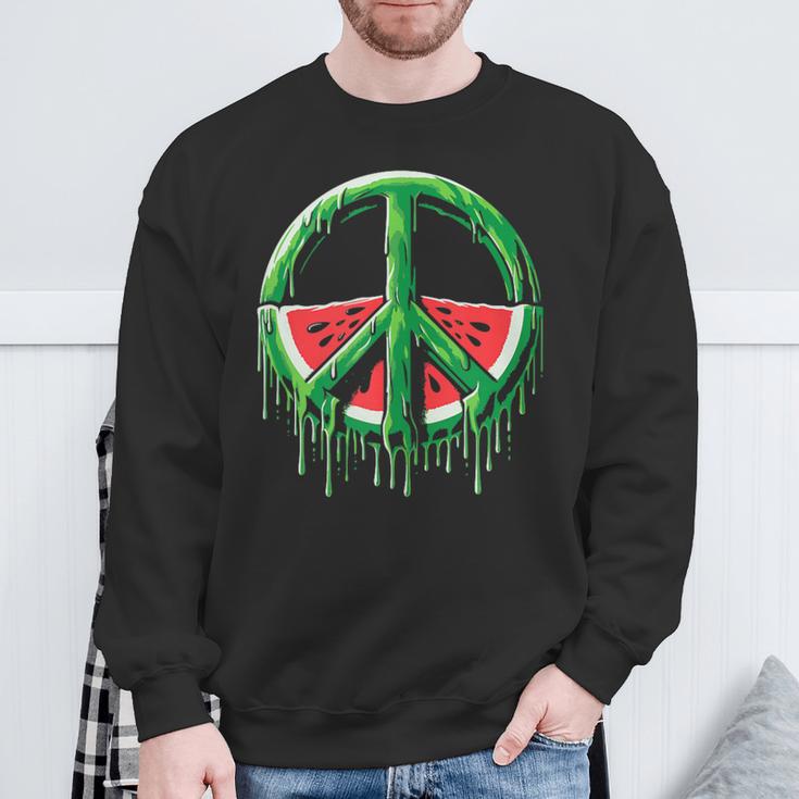 Palestine Watermelon Palestine Peace Watermelon Palestine Camisa de entrenamiento Regalos para ancianos