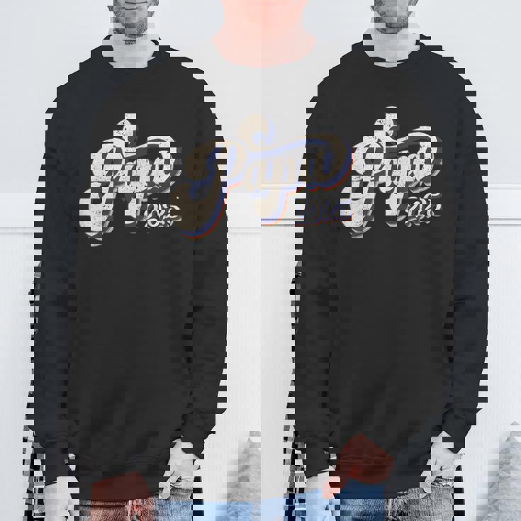 Papa 2025 初めての父の日 父性 新しいパパ スウェットシャツ 高齢者への贈り物