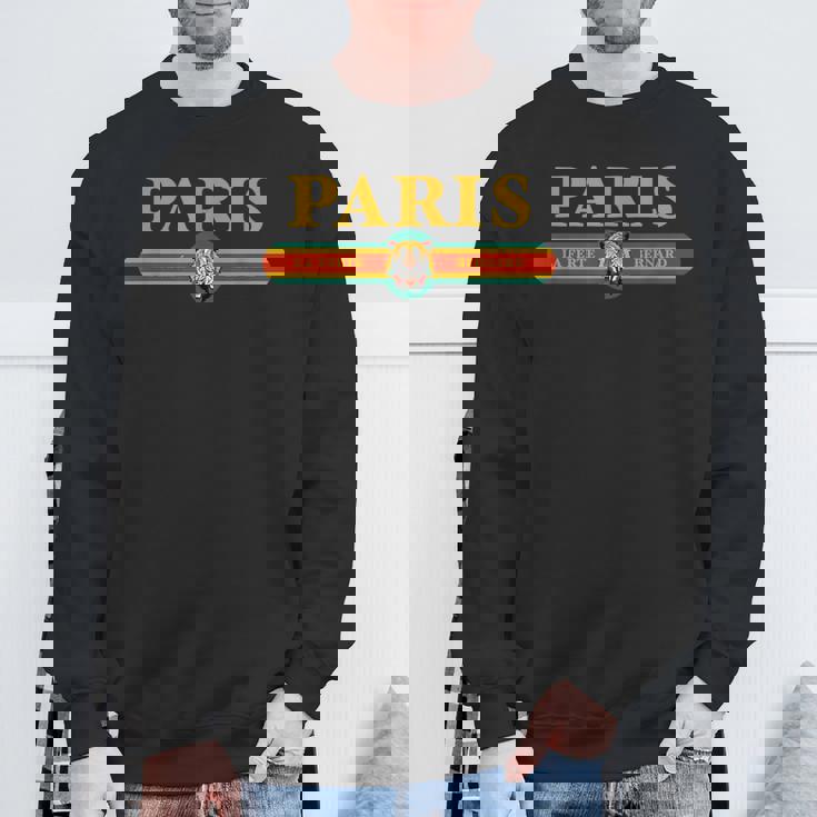 Paris Tiger Face Fashion スウェットシャツ 高齢者への贈り物